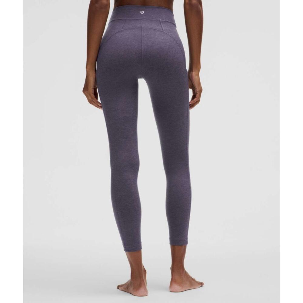 Lululemon Soft Sueded High-Rise Tight 25" Nightfall / Nightfall Size 6 - Picture 2 of 8